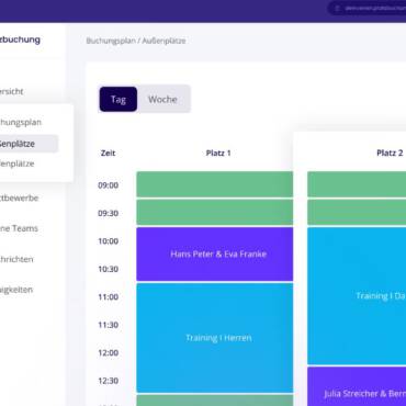 Online – Tennisplatz Buchung ab dem 01.04.2026