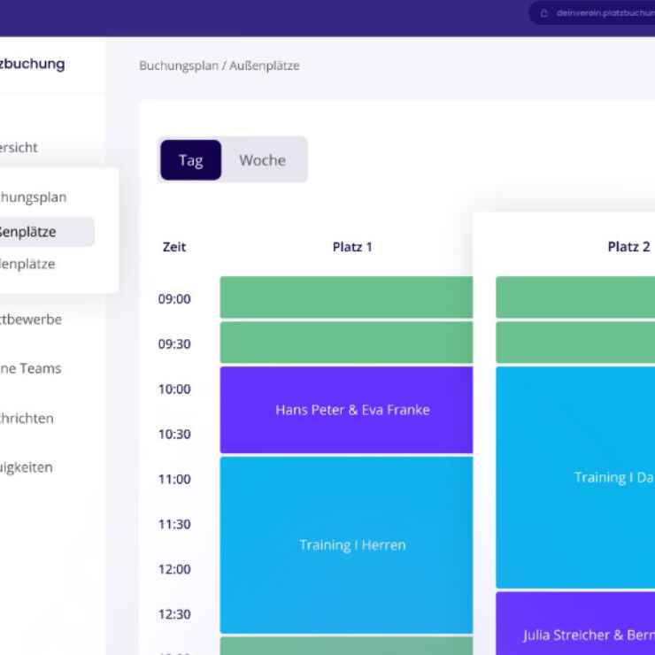 Online – Tennisplatz Buchung ab dem 01.04.2026